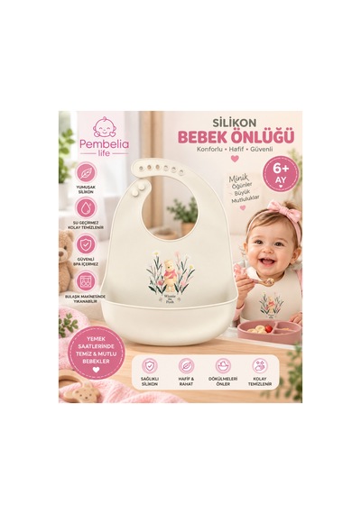 Silikon Bebek Mama Önlüğü Çocuk Mama Önlük Leke Tutmaz Yıkanabilir Gıda İle Teması Uygundur 920991544