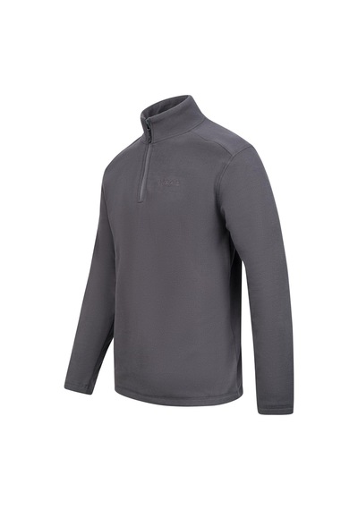 2as Cedric Erkek Yarım Fermuarlı İnce Polar Sweatshirt Antrasit Antrasit