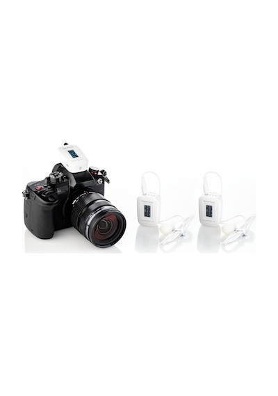 Blink 500 Pro B2 Beyaz Tx + Tx + Rx 2.4 Ghz Mikro Kablosuz Çift Lav Sistemi W/kamera Monte Edilebilir Çift Rec, Mono/stereo Ve Hp Çıkış Cams & Mbl Kar Beyaz