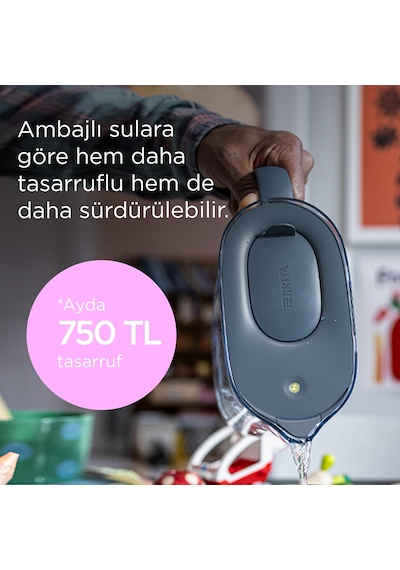 Brıta Style Essential Xl 1 X Maxtra Pro Pure Performance Filtreli Su Arıtma Sürahisi Kum Beji 3,6l