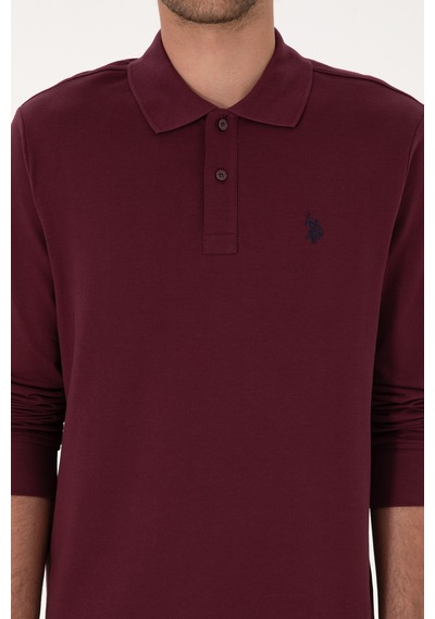U.s. Polo Assn. Erkek Plum Sweatshirt 50307688-vr177 New Plum