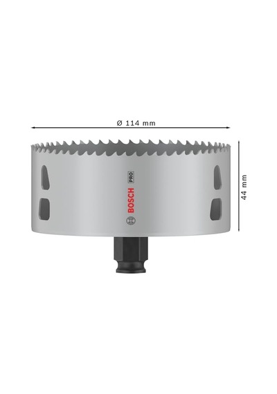 Pro Multi Material Power Delik Açma Testeresi Yumuşak Ahşap Alçıpan Ø 114 Mm Professional Aksesuar Döner Matkap V