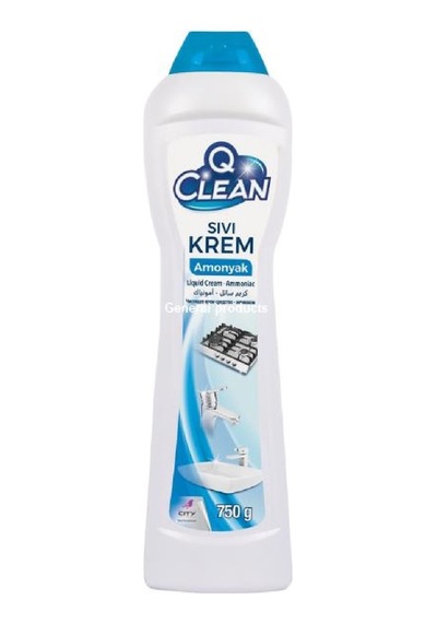 Q Clean Sıvı Krem Amonyak 750 Gr