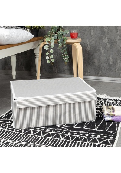 Çok Amaçlı Kapaklı Sandık Tipi Hurç Organizer Büyük Boy Saklama Kutusu Dolap İçi, Yatak Altı Ve Baza Altı İçin Sert Ve Dayanıklı Depolama Çözümü Katlanabilir Gri, 50x40x19 Cm Sku: Zeusb0dyy8t Çok Amaçlı Kapaklı Sandık Tipi Hurç Organizer Büyük Boy Saklama Kutusu Dolap İçi, Yatak Altı Ve Baza Altı İçin Sert Ve Dayanıklı Depolama Çözümü Katlanabilir Gri, 50x40x19 Cm Sku: Zeusb0dyy8t