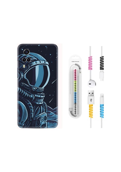 Vivo Y53S Kılıf Kablo Koruyuculu Astro 1870
