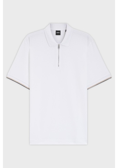 Boss Erkek Polo 50555108 100 Beyaz Beyaz