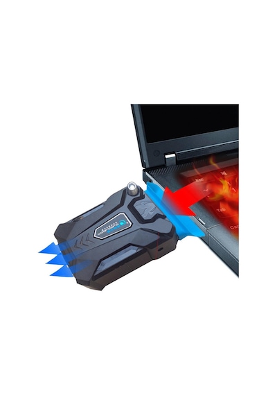 Wozlo Fan Ayarlı Vakumlu 11'' - 17'' Notebook Laptop Soğutucu