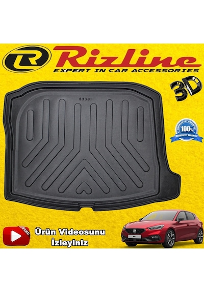 Seat Leon Bagaj Havuzu 3D Siyah 2021 Sonrası Rizline N11.4679