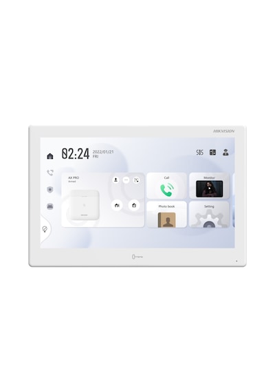 Hikvision Ds-kh9510-wte1 10.1 İnç Daire İçi Dokunmatik İnterkom Cihazı