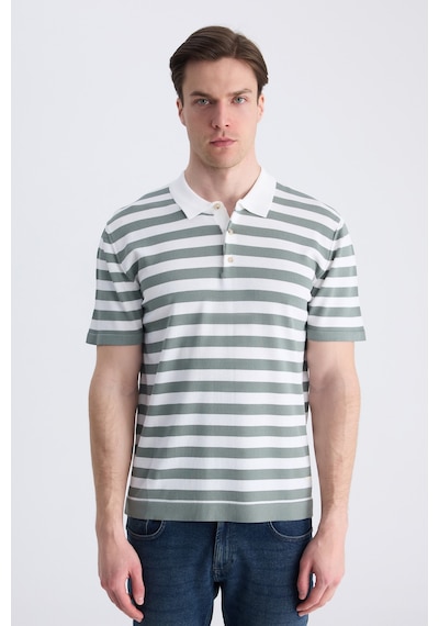 D's Damat Ds Damat Regular Fit Koyu Yosun Çizgili Yazlık Rayon Triko T-shirt 4hc060112010m Ky1 D's Damat Ds Damat Regular Fit Koyu Yosun Çizgili Yazlık Rayon Triko T-shirt 4hc060112010m Ky1