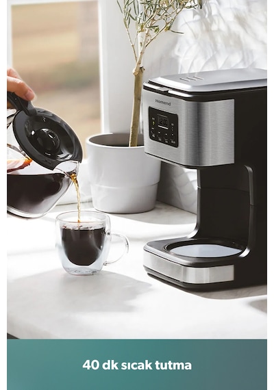 Homend Coffeebreak 5006h Otomatik Zaman Ayarlı Xl (12 FİNCAN) Filtre Kahve Makinesi