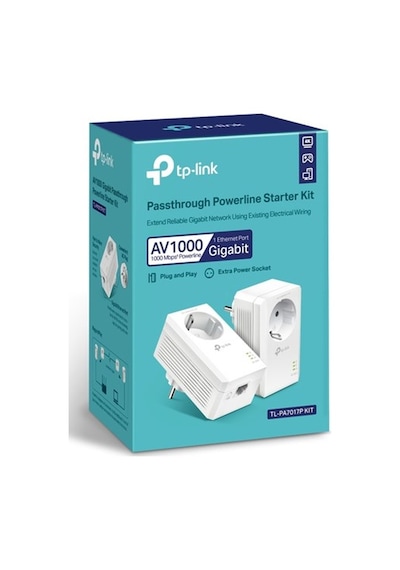 TP-Link TL-PA7017P KIT AV1000 Powerline Adapter