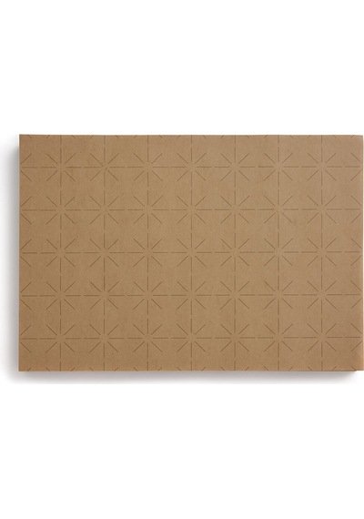 Yıldız Desenli Kraft Servis Kağıdı 40x28,5 Cm 500 Adet Kahverengi