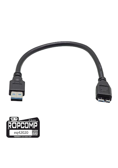 Usb Micro-b Superspeed Data Kablosu Usb 3.0 20cm