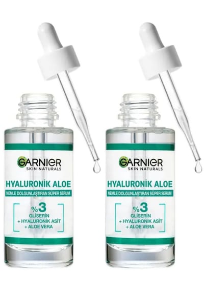 Garnier Hyaluronik Aloe Nemle Dolgunlaştıran Süper Serum 2 X 30 Ml
