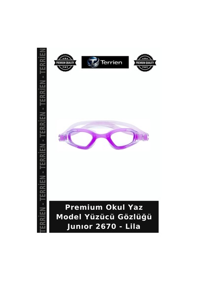 Premium Okul Yaz Model Yüzücü Gözlüğü Junıor 2670 - Lila