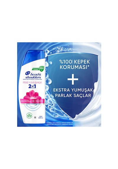 Head & Shoulders İpeksi Yumuşaklık 2si1 Arada Şampuan 300 ML
