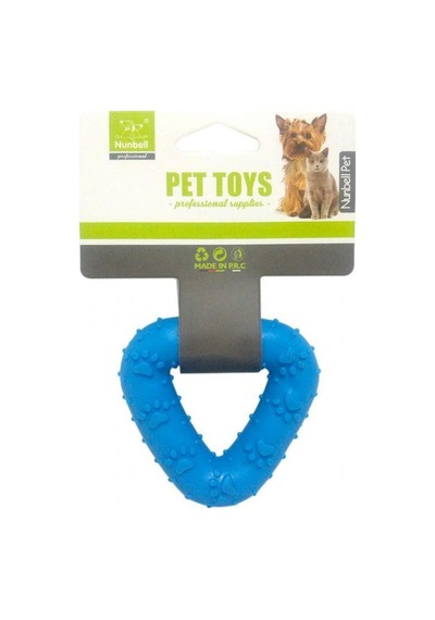 Nunbell 7.5 CM Üçgen Şekilli Dişlik Köpek Oyuncağı Çok Renkli