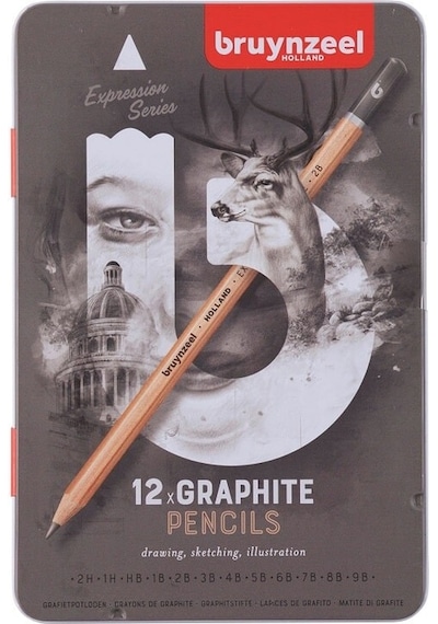 Bruynzeel Holland 12x Graphite Pencils