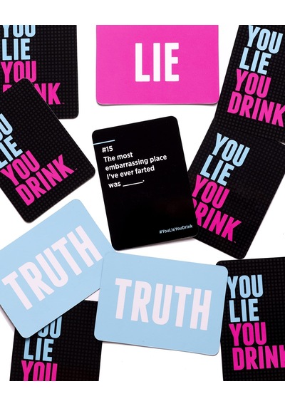 You Lie You Drink - Yalan Söyleyemeyen İnsanlar İçin İçme Oyunu Bir Parti Oyunu