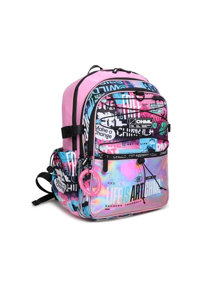 Chımola Art Pembe Sırt Çantası 17"