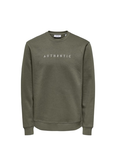Only Erkek Sweatshirt .22030625 Açık Kahve