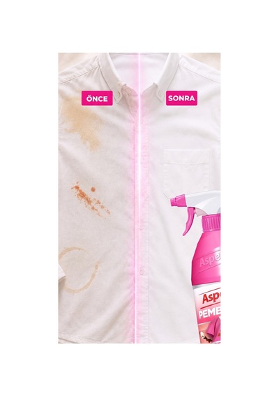 650 Ml Pembe Güç Leke Çıkarıcı Sprey Konsantre Formül İle Etkili Temizlik X4