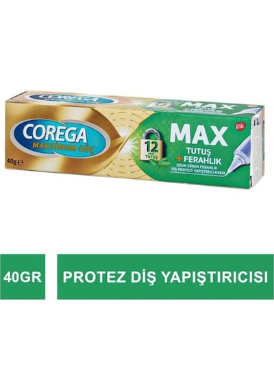 Max Tutuş Ferahlık Diş Protezi Yapıştırıcı 40 G