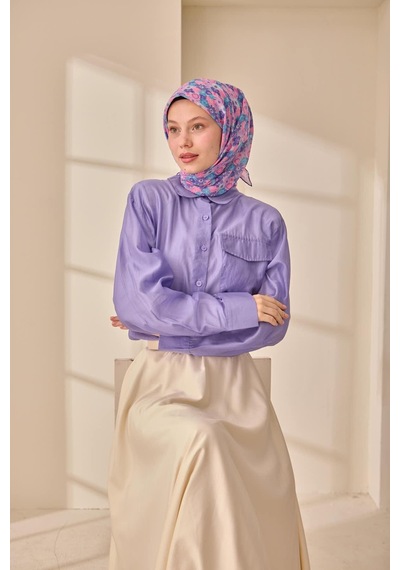 Silk Home Soft Eşarp 73092-30 Pembe, Bebe Mavi, Eflatun