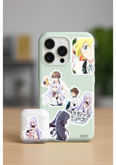 Plastic Memories Anime Sticker Paketi 20 Adet Çok Renkli