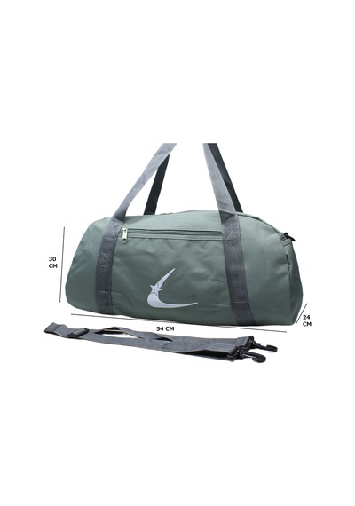 Msmixxstore Gri Renk Suya Dayanıklı Kumaş Seyahat Spor Gym Ve Fitness Çantası Gri