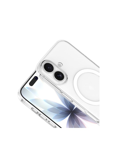 İphone 17 İle Uyumlu Ic Çipli Animasyonlu M-safe Sararmaz Pc Premium Slim Şeffaf Kılıf