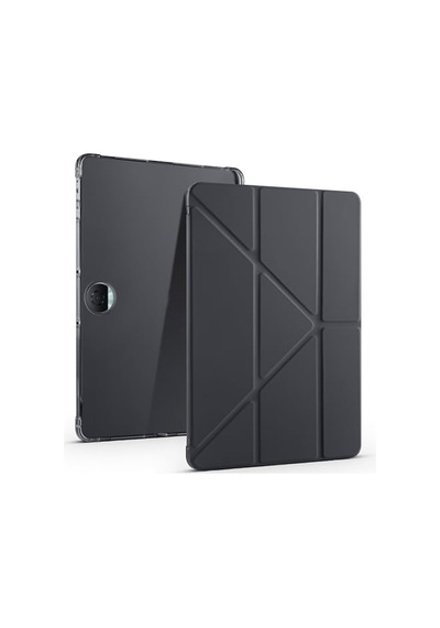Honor Pad 9 İle Uyumlu Kılıf Silikon Yumuşak Kalem Bölmeli Esnek 4 Farklı Stand Olabilen Tablet Kılıfı Siyah Arka Kapak Honor Pad 9 İle Uyumlu Kılıf Silikon Yumuşak Kalem Bölmeli Esnek 4 Farklı Stand Olabilen Tablet Kılıfı Siyah Arka Kapak