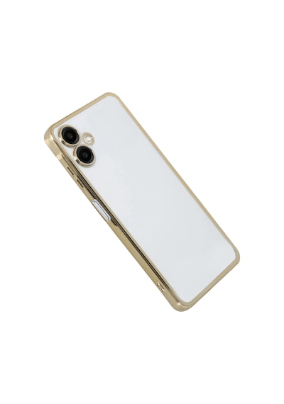 Newface - 720 - Samsung Galaxy Uyumlu A07 4g Razer Lensli Silikon - Csmo-tex - - Gold