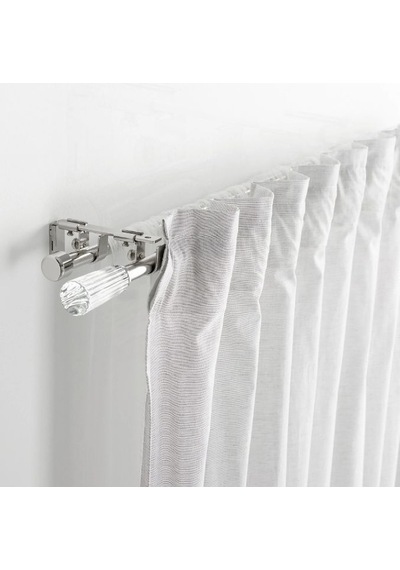 Ikea Soldvärgmal Rustik Korniş 120-210 Cm 19 Mm Krom