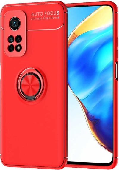 Xiaomi Mi 10T Pro 5G Kılıf Zore Ravel Yüzüklü Silikon Kılıf