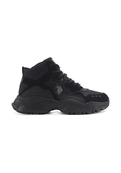 U.s. Polo Assn. Yota Hı 4pr Siyah Erkek High Sneaker 000000000101886754 Siyah-sıyah Siyah