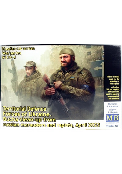 Masterbox 35226 1/35 Ölçek, Rus-ukrayna Savaşı, Ukrayna Bölgesel Savunma Kuvvetleri, Plastik Figür Kiti-55843