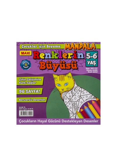 Maxi Renklerin Büyüsü - 7 Adet Tarı