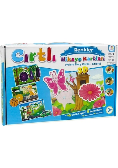 Lc7207 Laço. Cırtlı Hikaye Kartları Renkler