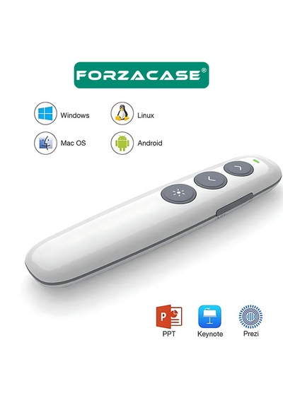 Forzacase FC904 2.4 Ghz 100 M Çekim Mesafeli  Kablosuz Sunum Kumandası