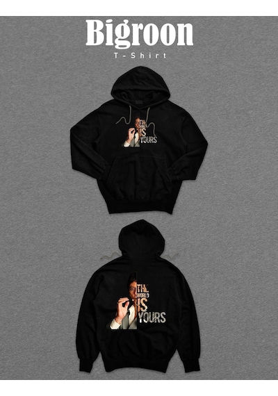 Scarface Yaralı Yüz The World Is Yours Sweatshirt Unisex Kapüşonlu Hoodie 001