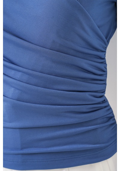 Bigdart 939 Anvelop Yaka Sandy Bluz - İndigo
