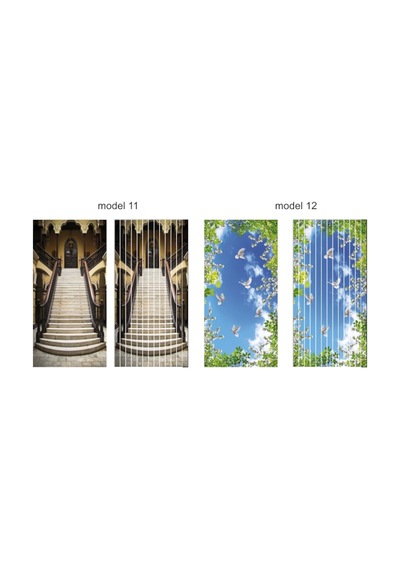 Resim Baskılı Branda Kapı Sinekliği 100X200 Cm