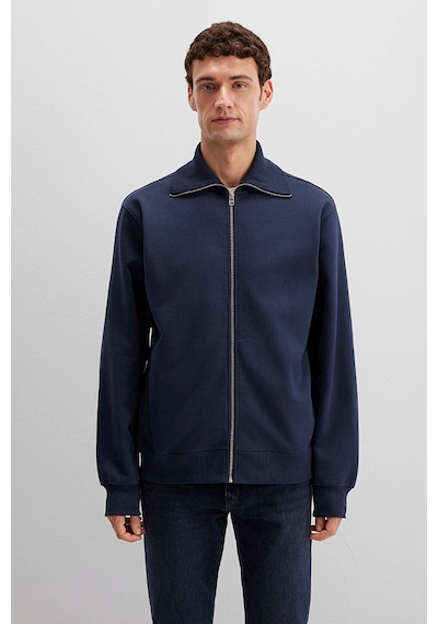 Mavi Erkek Full Zıp Sweatshırt Gece Lacivert 0s10521-70490 Lacivert