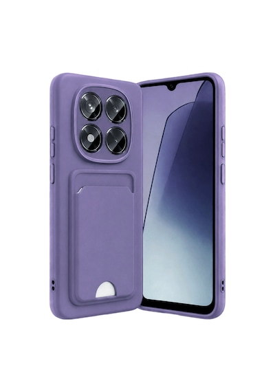 Xiaomi Redmi Note 15 4g Kelvin Kartvizitli Silikon - Lila Standart