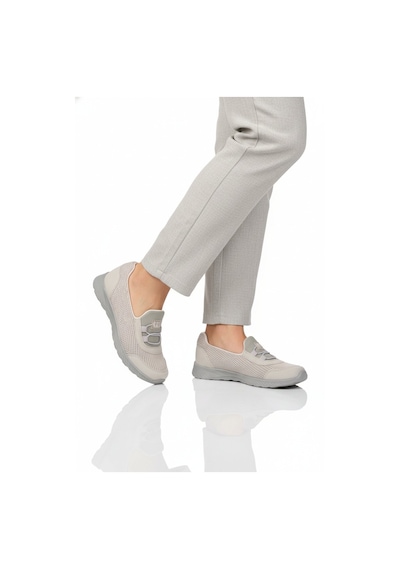Walkway Buz Fileli Hafif Esnek Kolay Giyilebilir Kadın Casual Ayakkabı 575 G Gri