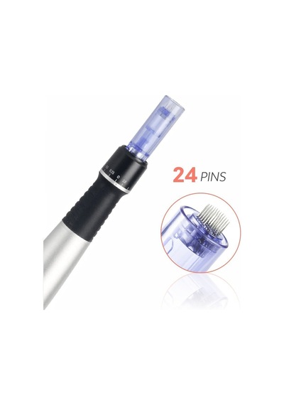 Dermapen Iğnesi- Mavi Kapaklı 24 Iğneli - 10 Adet