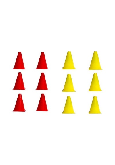 Ciwaa Cwa-2293 Antrenman Hunisi 18 CM 12'li Set Kırılmaz Çok Renkli