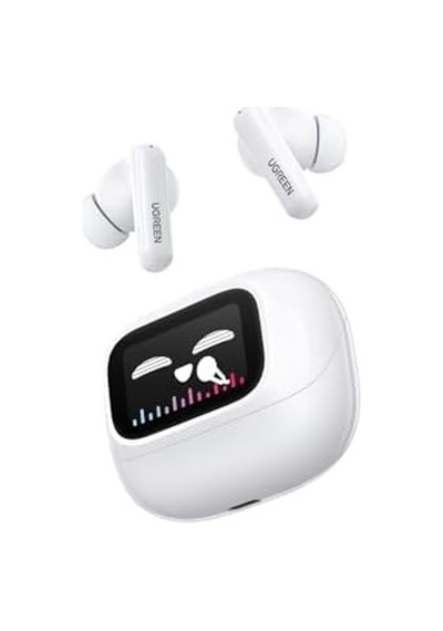 Hitune T6 Magic Aktif Gürrültü Engelleyici Ekranlı Kablosuz Kulak İçi Kulaklık, 30 Saat Çalma Süresi, 4 Mikrofon, Anc, Beyaz, 55137